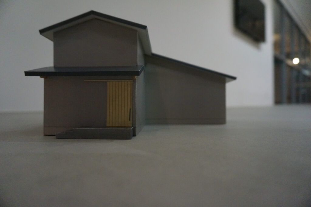 京都府京都市「右京区の家」の模型が完成しました