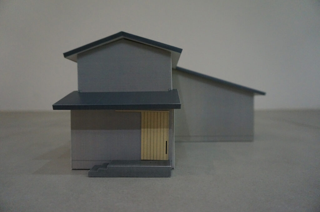 京都府京都市「右京区の家」の模型が完成しました