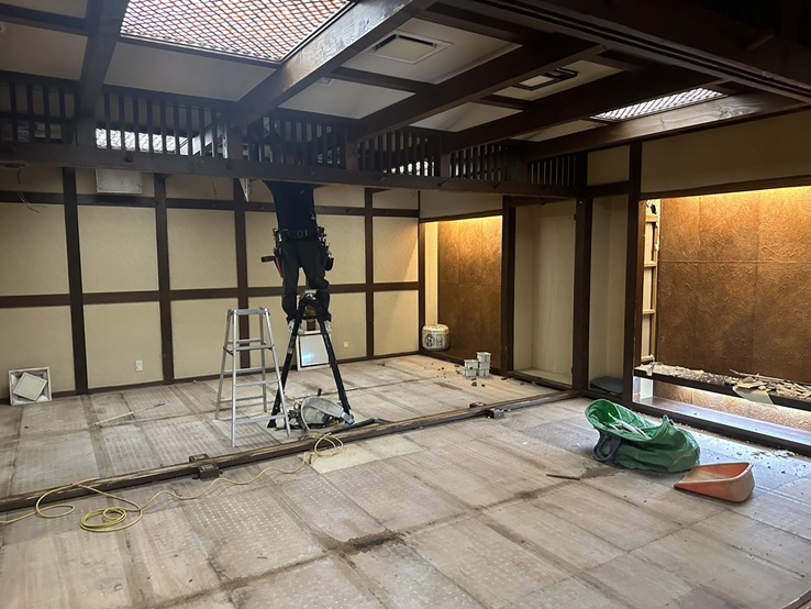京都府京都市伏見区「京の台所 月の蔵人」店舗改装工事、着工しました。