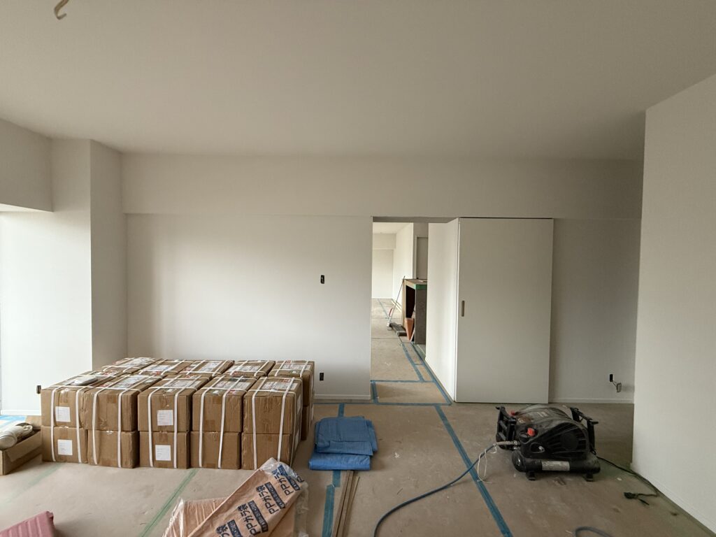 「草津のマンションリノベーション」まもなく工事完了です。